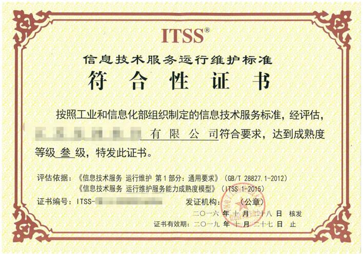 itss信息技术服务资质 - 浙江中通标准技术服务